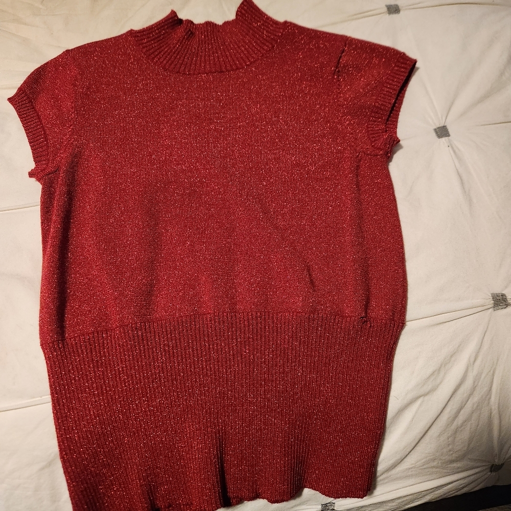 Red blouse